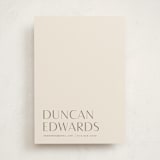 "Classic" - Personalized Stationery Cards in Golden by Sara Hicks Malone - Front