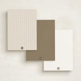 "Classic" - Personalized Stationery Cards in Golden by Sara Hicks Malone - Back of Card Options