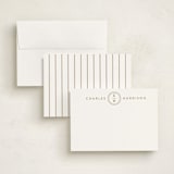 "From The Top" - Personalized Stationery Cards in Coffee by Ashlee Townsend - Assembled