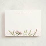 "Floral Impression" - Personalized Stationery Cards in Rose by frau brandt - Front