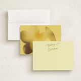 "Bloom" - Personalized Stationery Cards in Caribbean Citrus by Morgan Kendall - Assembled
