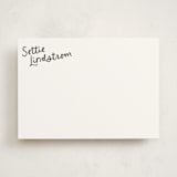 "Settie" - Personalized Stationery Cards in Ink by Megan Davis - Front