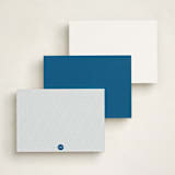 "Sail Away" - Personalized Stationery Cards in Cherry by Chris Ferebee - Back of Card Options