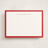 "Rambla" - Personalized Stationery Cards in Apple by Pati Cascino - Front