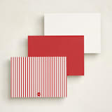 "Rambla" - Personalized Stationery Cards in Apple by Pati Cascino - Back of Card Options