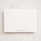 "jarman" - Personalized Stationery Cards in Snow by Sara Hicks Malone - Front