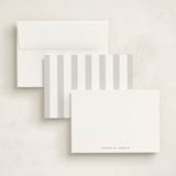 "jarman" - Personalized Stationery Cards in Snow by Sara Hicks Malone - Assembled