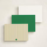 "The Oval" - Personalized Stationery Cards in Turf by Natalie Rae - Back of Card Options