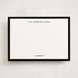 "Cooler Than A Text" - Personalized Stationery Cards in Noir by Kimberly FitzSimons - Front
