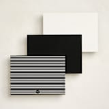 "Cooler Than A Text" - Personalized Stationery Cards in Noir by Kimberly FitzSimons - Back of Card Options