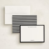 "Cooler Than A Text" - Personalized Stationery Cards in Noir by Kimberly FitzSimons - Assembled