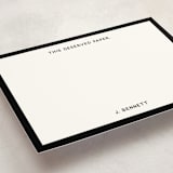 "Cooler Than A Text" - Personalized Stationery Cards in Noir by Kimberly FitzSimons - Detail