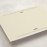 "Note Pad" - Personalized Stationery Cards in Ink by Jen Ramsey - Detail