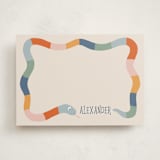 "Slithering Around" - Personalized Stationery Cards in Earthbound by Miranda Bussell - Front