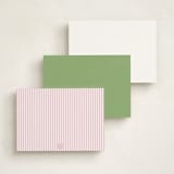 "Spring Garden" - Personalized Stationery Cards in Garden by Bayberry Kate - Back of Card Options