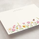 "Spring Garden" - Personalized Stationery Cards in Garden by Bayberry Kate - Detail