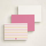 "Peace and Love" - Personalized Stationery Cards in Fairy by Alexandra Cohn - Back of Card Options