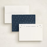 "My stars" - Personalized Stationery Cards in Night Time by Stacey Meacham - Assembled