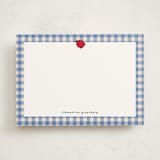 "ladybug picnic" - Personalized Stationery Cards in Sky by Jennifer Lew - Front