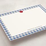 "ladybug picnic" - Personalized Stationery Cards in Sky by Jennifer Lew - Detail