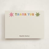 "Thank You Riso" - Personalized Stationery Cards in Soft Retro by Sabrina Excene - Front