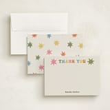 "Thank You Riso" - Personalized Stationery Cards in Soft Retro by Sabrina Excene - Assembled