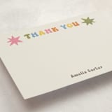 "Thank You Riso" - Personalized Stationery Cards in Soft Retro by Sabrina Excene - Detail