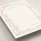"Veggie Patch" - Personalized Stationery Cards in Picnic by Natalie Rae - Detail