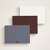 "Aperitif" - Personalized Stationery Cards in Fig by Megan Davis - Back of Card Options