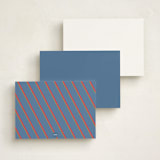"Classic Prep" - Personalized Stationery Cards in Blue Jay by AK Graphics - Back of Card Options
