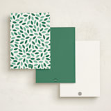 "Teacher's Apple" - Personalized Stationery Cards in Golden Delicious by Erica Krystek - Back of Card Options