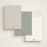 "Botanical Monogram" - Personalized Stationery Cards in Linen by Kelly Schmidt - Back of Card Options