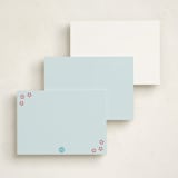 "Lasso Rodeo" - Personalized Stationery Cards in Bandana by Megan Davis - Back of Card Options