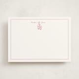 "En Pointe" - Personalized Stationery Cards in Tutu by Pinky Diamond Studio - Front