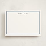 "Sullivans" - Personalized Stationery Cards in Tide by Megan Davis - Front