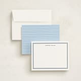 "Sullivans" - Personalized Stationery Cards in Tide by Megan Davis - Assembled