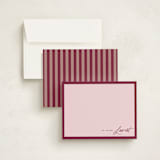 "Laurent" - Personalized Stationery Cards in Wine by Pati Cascino - Assembled