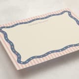 "Star Parade" - Personalized Stationery Cards in Cotton Candy by Rebecca Dymon - Detail