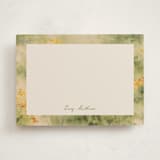 "Wildflower Meadow" - Personalized Stationery Cards in Spring by Holly Whitcomb - Front