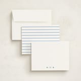 "Cufflink" - Personalized Stationery Cards in Greenhouse by Alexandra Cohn - Assembled