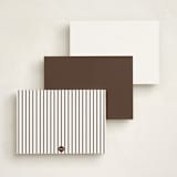 "Cockapoo" - Personalized Stationery Cards in Truffle by Sarah Knight - Back of Card Options