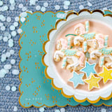 "Fun Fair Placemat, Blue, & Green - Pack of 8" - Party Table Decor in blue by MA FÊTE