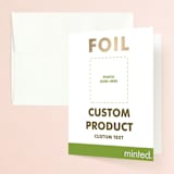 "Portrait Custom" - Bridal Shower Thank You Cards in Golden by Minted - Front