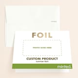 "Landscape Custom" - Bridal Shower Thank You Cards in Golden by Minted - Front