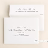 "Gilded Border" - Bridal Shower Thank You Cards in Silk by Kelly Schmidt - FREE Recipient Addressing