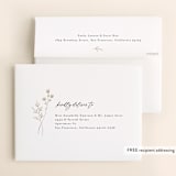 "rustic elegance" - Bridal Shower Thank You Cards in Silk by Kelly Schmidt - FREE Recipient Addressing