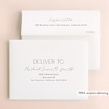 "Modern Take" - Bridal Shower Thank You Cards in Snow by Yaling Hou Suzuki - FREE Recipient Addressing