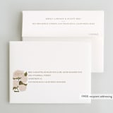 "Hydrangea" - Bridal Shower Thank You Cards in Blush by Leah Bisch - FREE Recipient Addressing