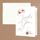 "sparkling brunch" - Bridal Shower Thank You Cards in Wine by Creo Study - Front