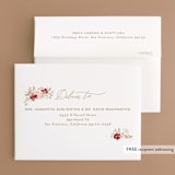 "sparkling brunch" - Bridal Shower Thank You Cards in Wine by Creo Study - FREE Recipient Addressing